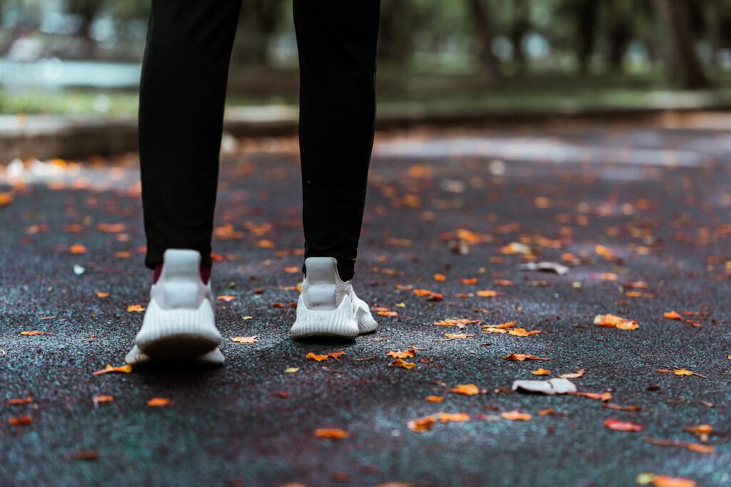 feet walking park path trail